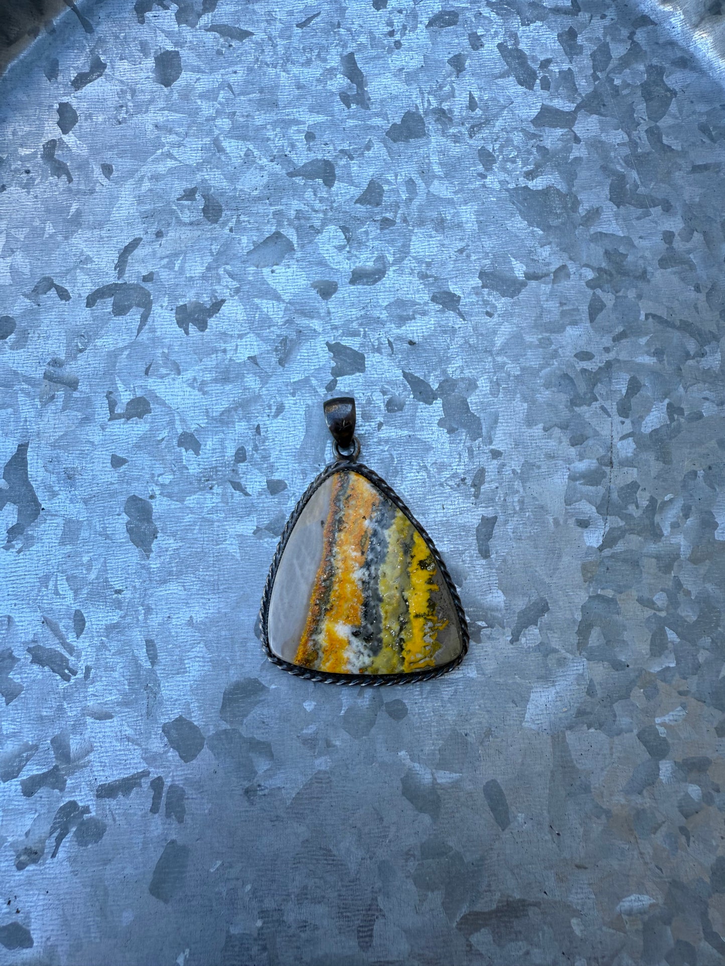 Bumblebee Jasper Pendant