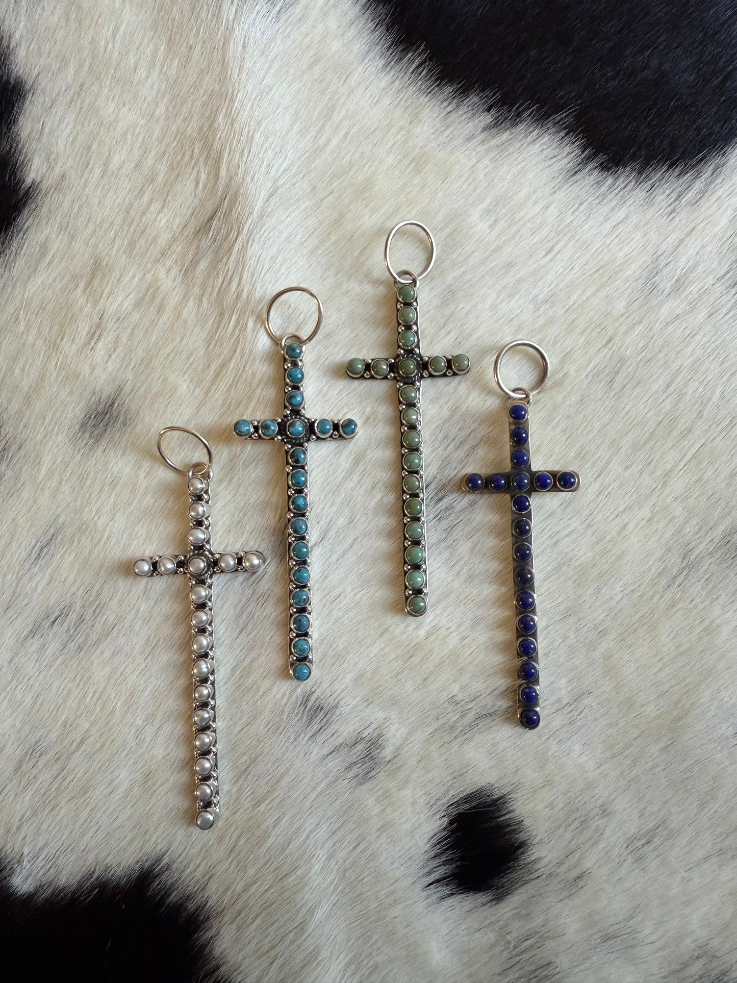 Royston Turquoise Cross Pendant