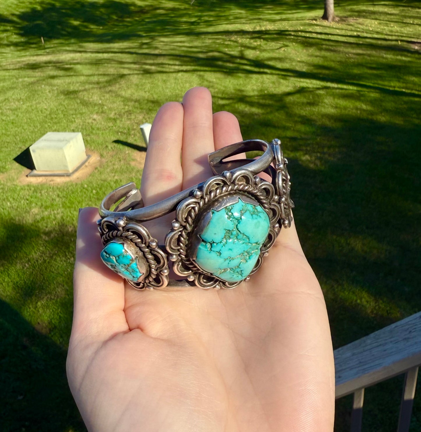 Vintage Turquoise Cuff *Read Description*