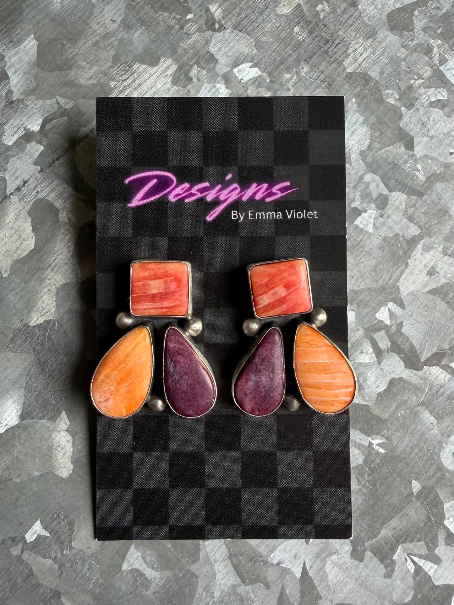 Multi Stone Studs