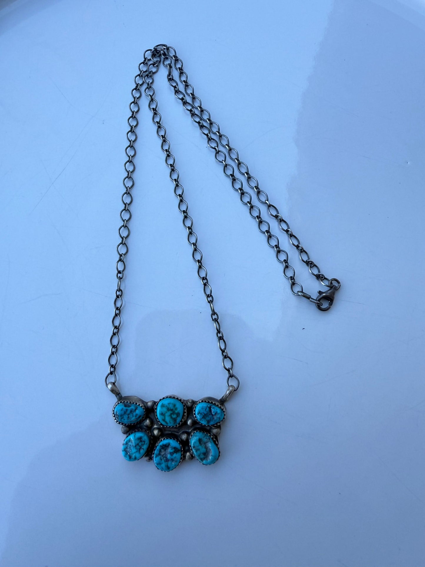 Kingman Cluster Necklace