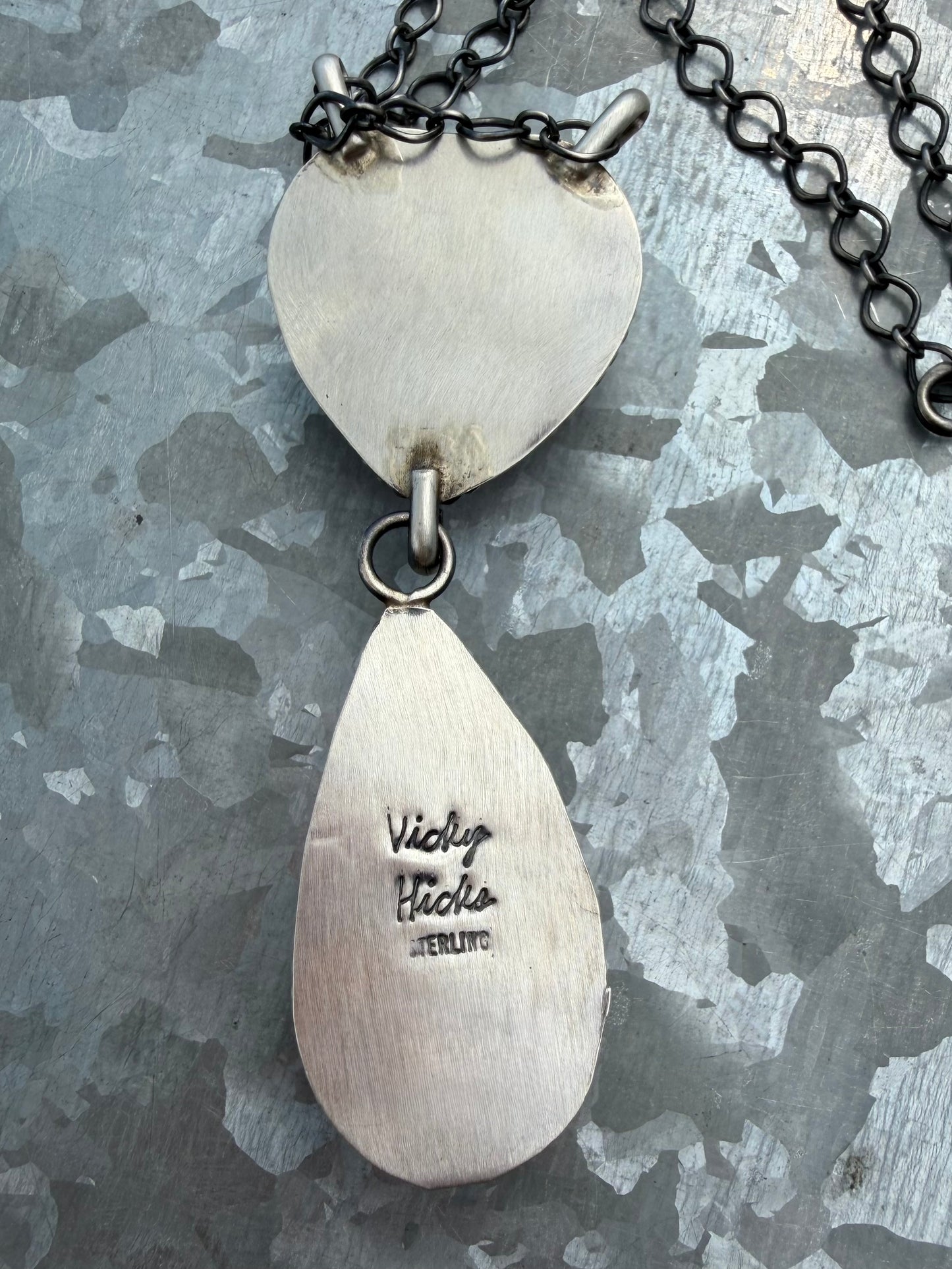 Pink Conch Drop Necklace