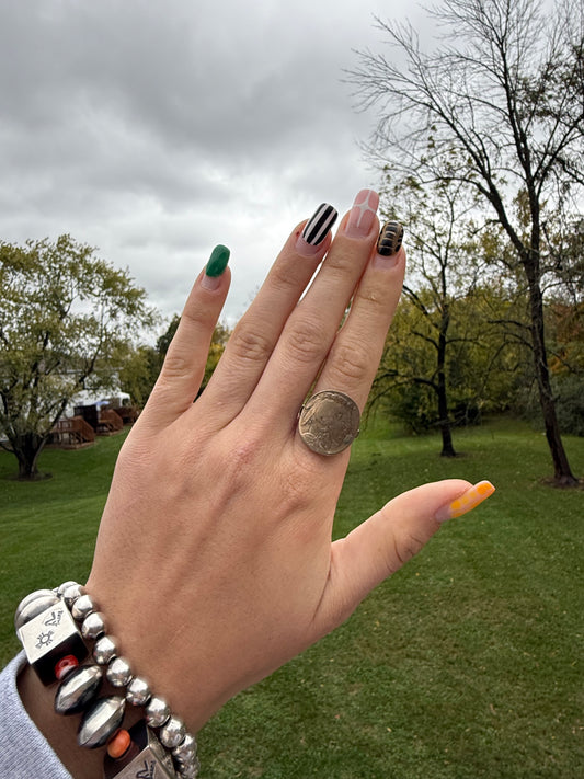 Buffalo Coin, size 7.5