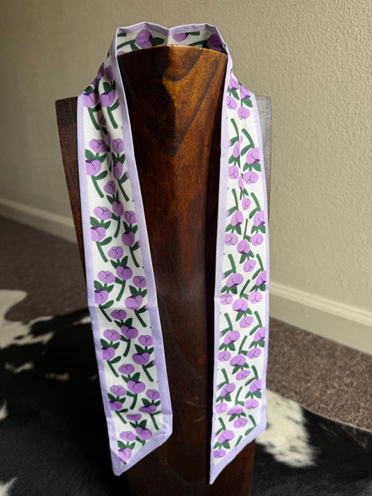 Purple Floral Twilly