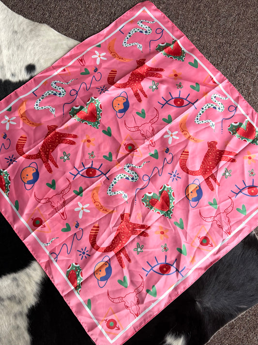 Pink & Funky Wild Rag