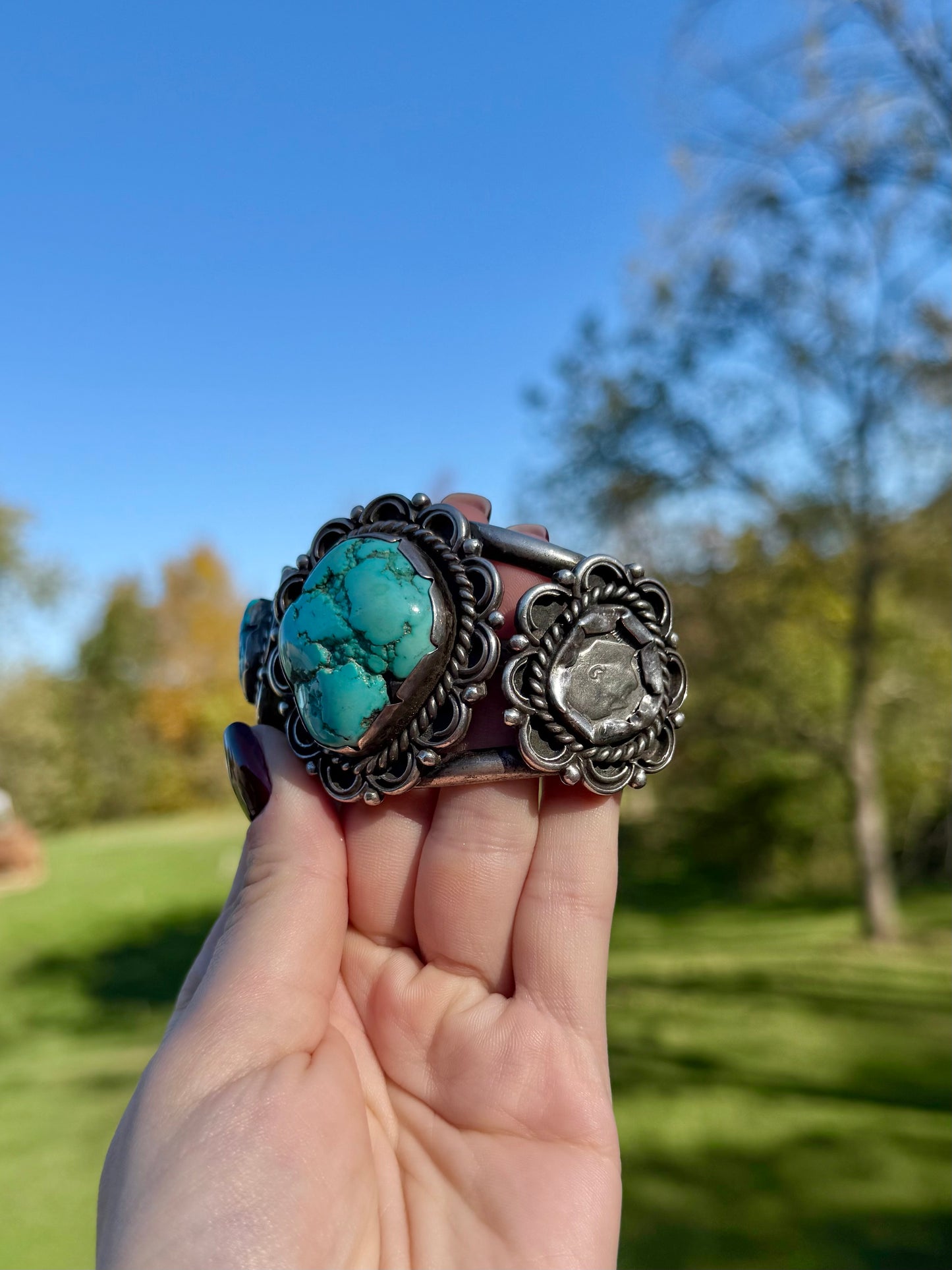 Vintage Turquoise Cuff *Read Description*