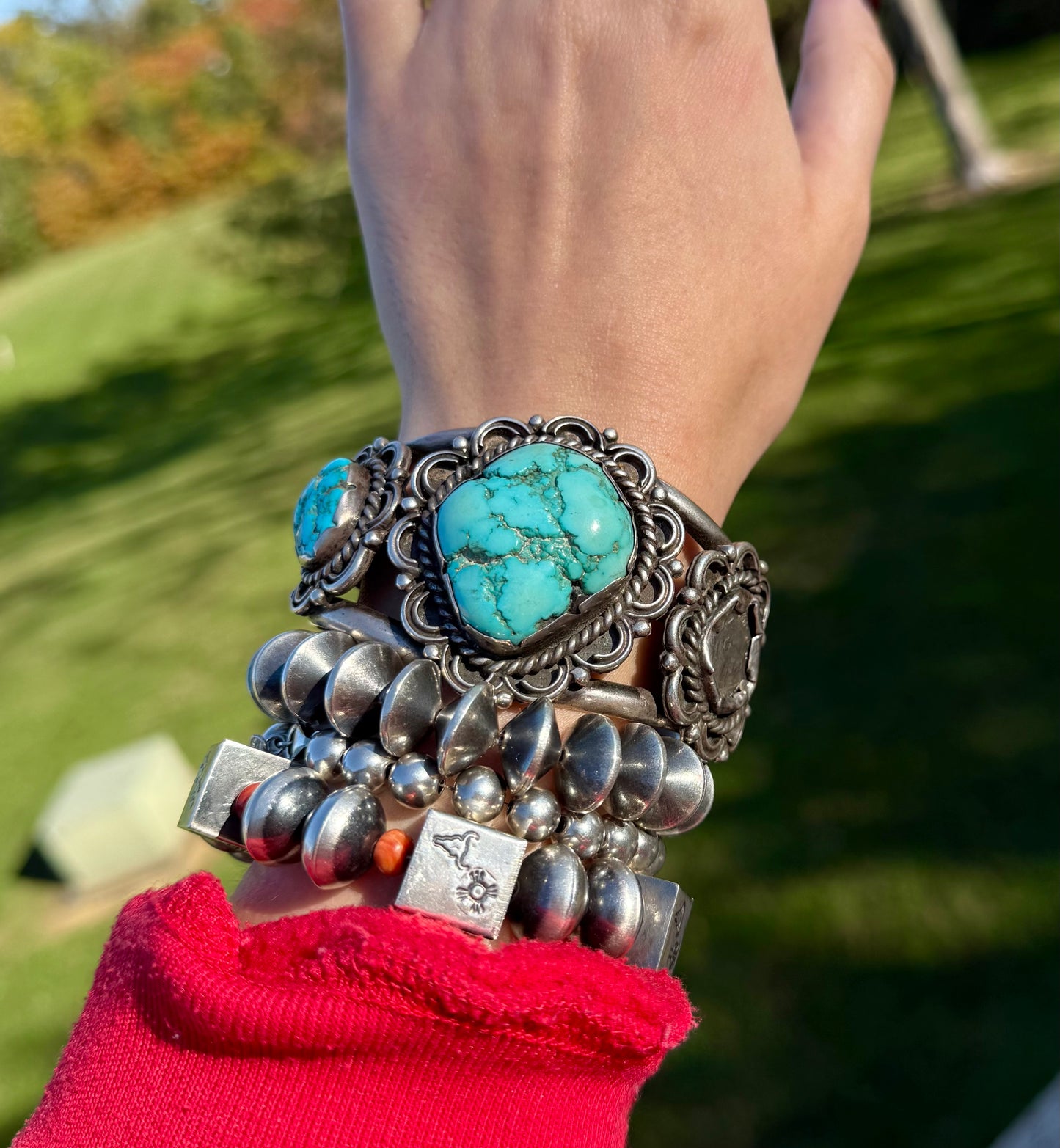 Vintage Turquoise Cuff *Read Description*