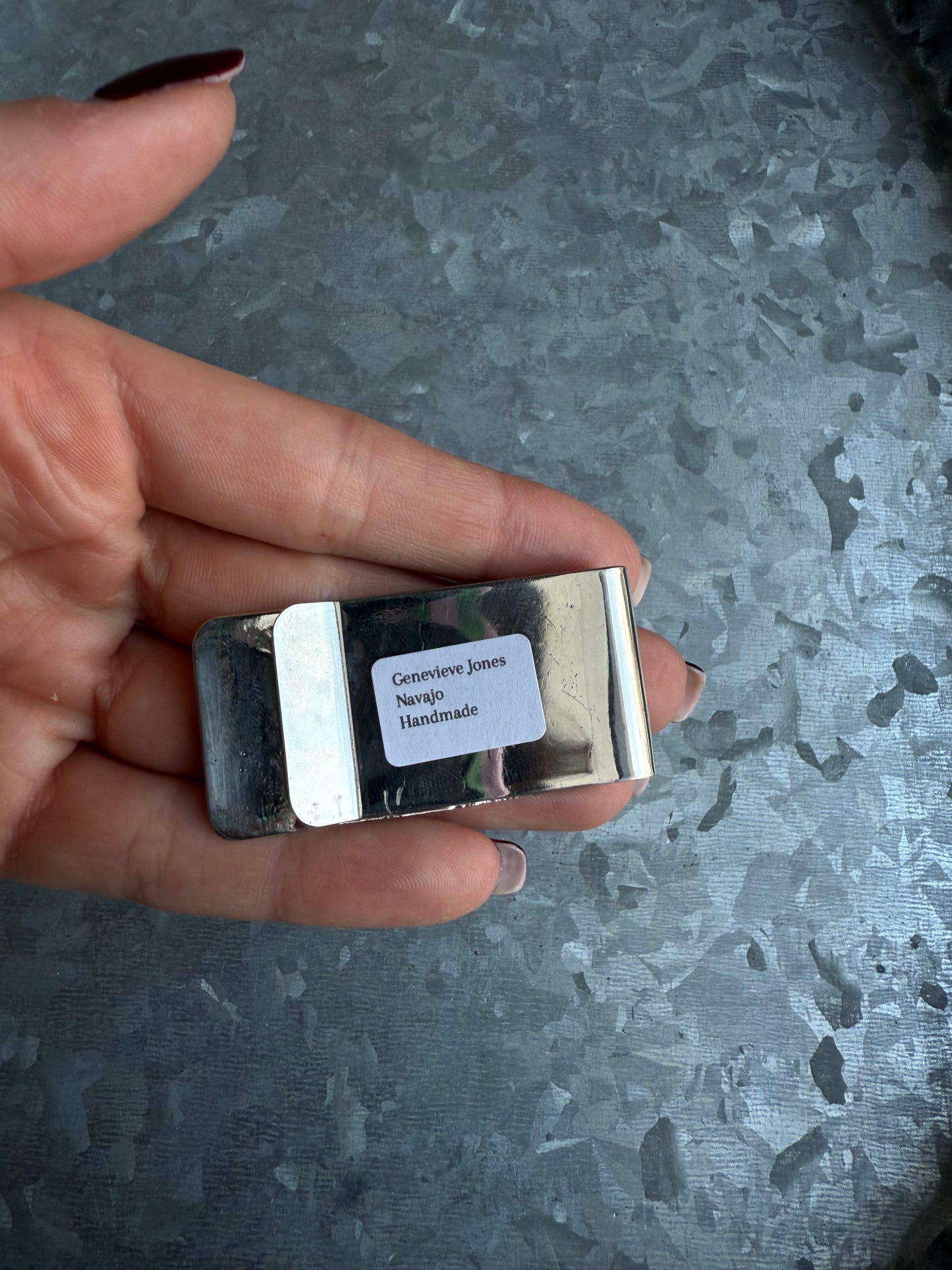 Lizard Silver & Bronze Money Clip