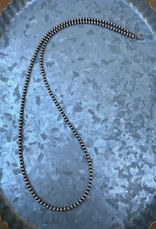 5mm Sterling Silver Pearls