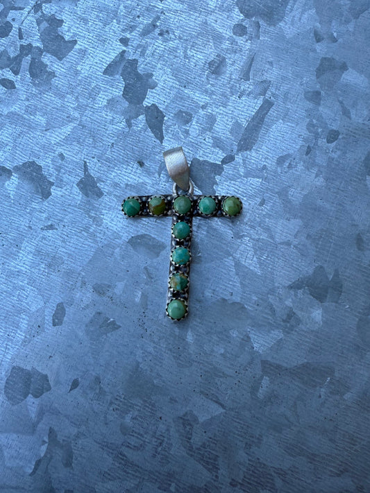 “T” Turquoise Pendant
