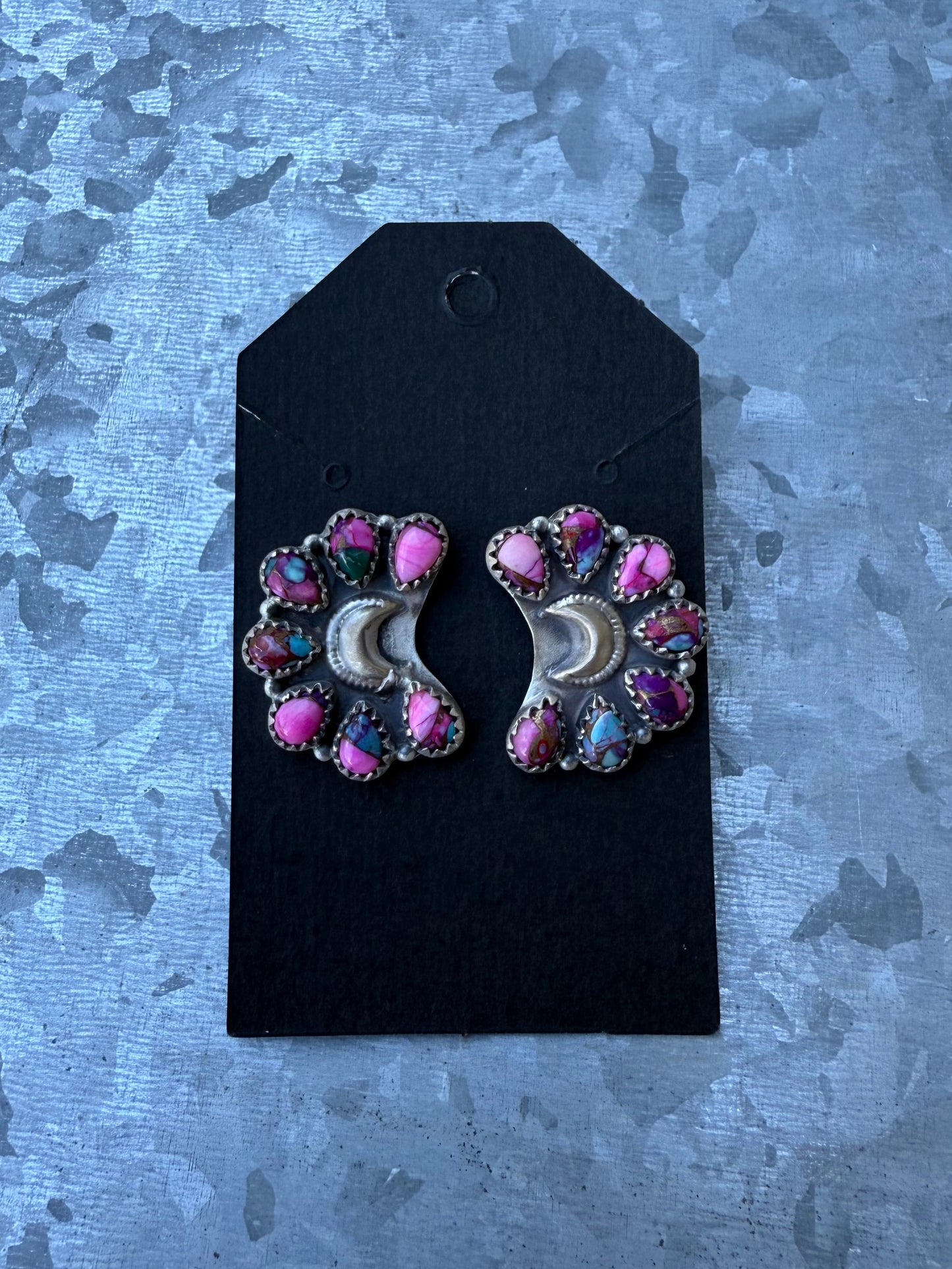 Purple Mohave Half Moon Clusters