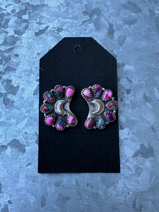 Purple Mohave Half Moon Clusters