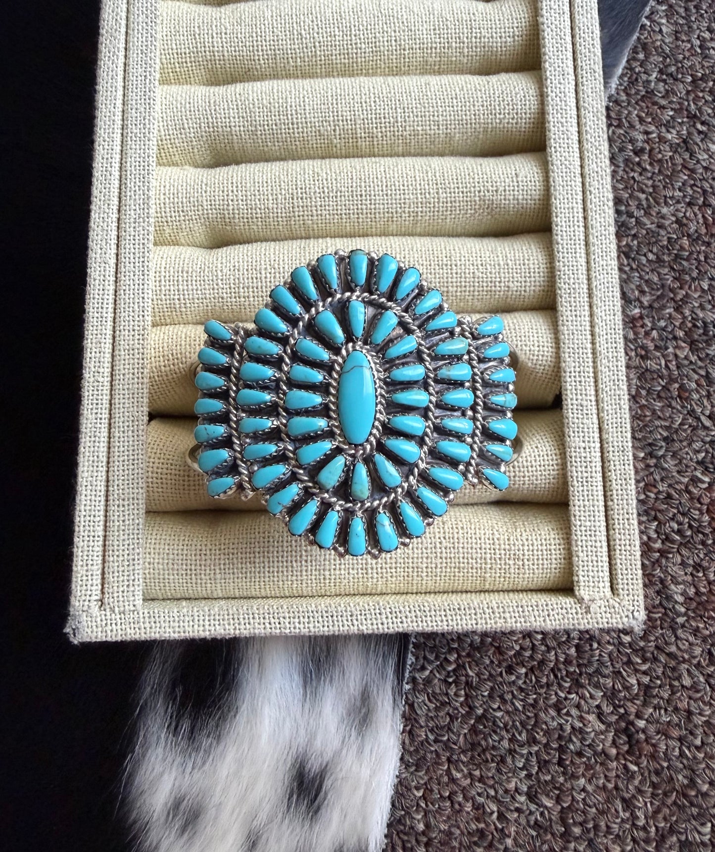 LARGE Kingman Cluster Cuff
