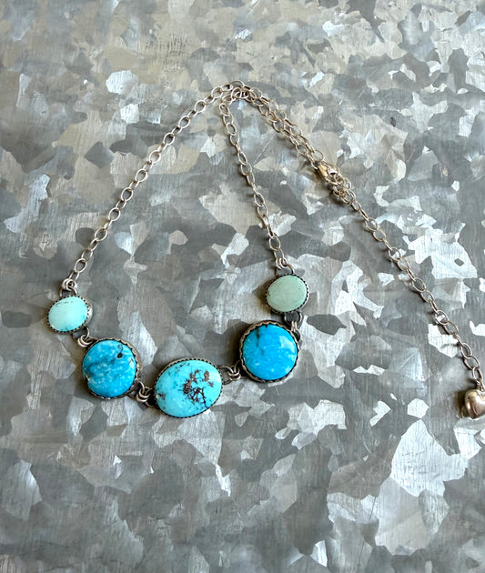 Multi Turquoise Choker