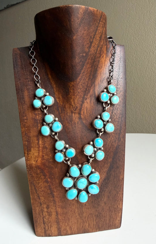 Kingman Cluster Necklace