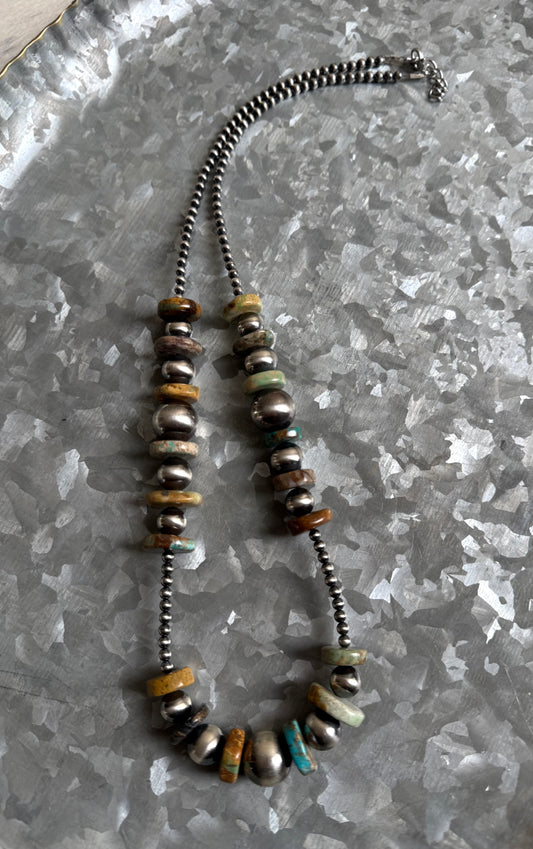 Graduated Pearls with Royston Chunks