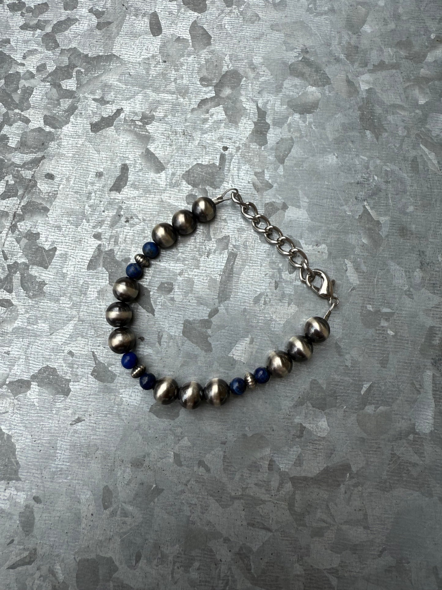 Pearls with Blue Lapis