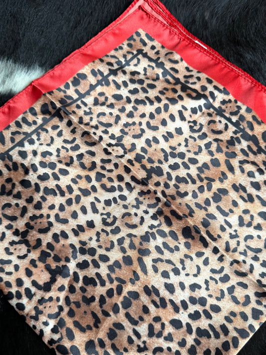 Cheetah with Red Wild Rag