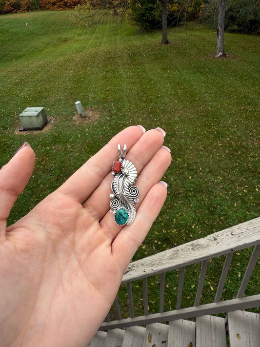 Coral & Royston Pendant