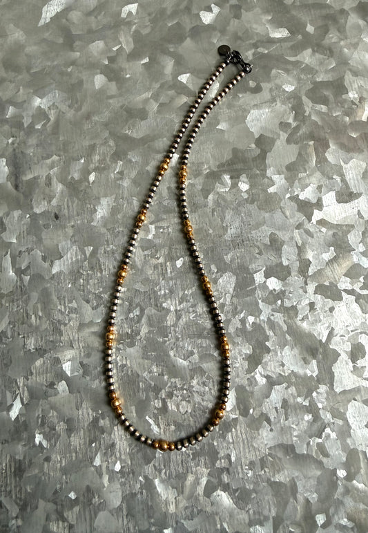 3mm Pearls with Gold