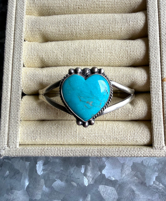 Kingman Heart Cuff