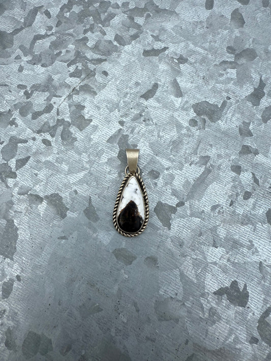 White Buffalo Pendant