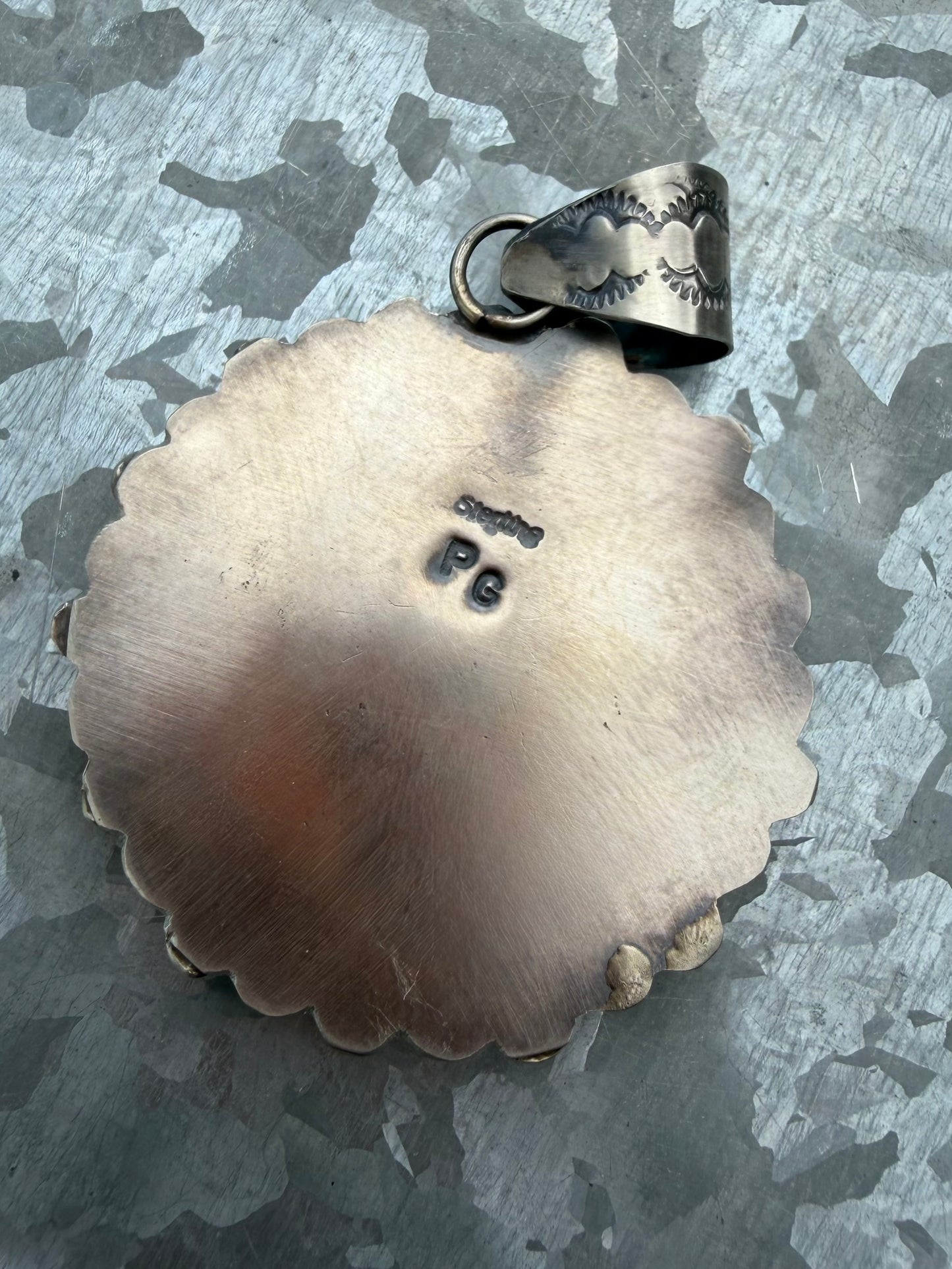 Red Spiny Buffalo Pendant