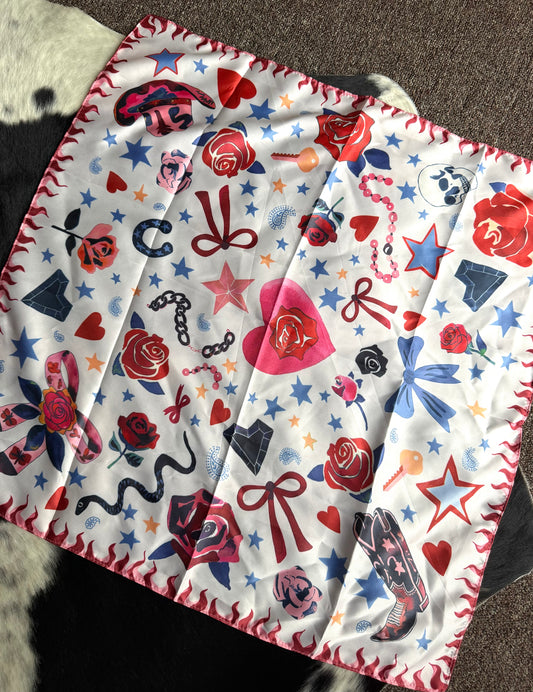 Colorful Retro Wild Rag