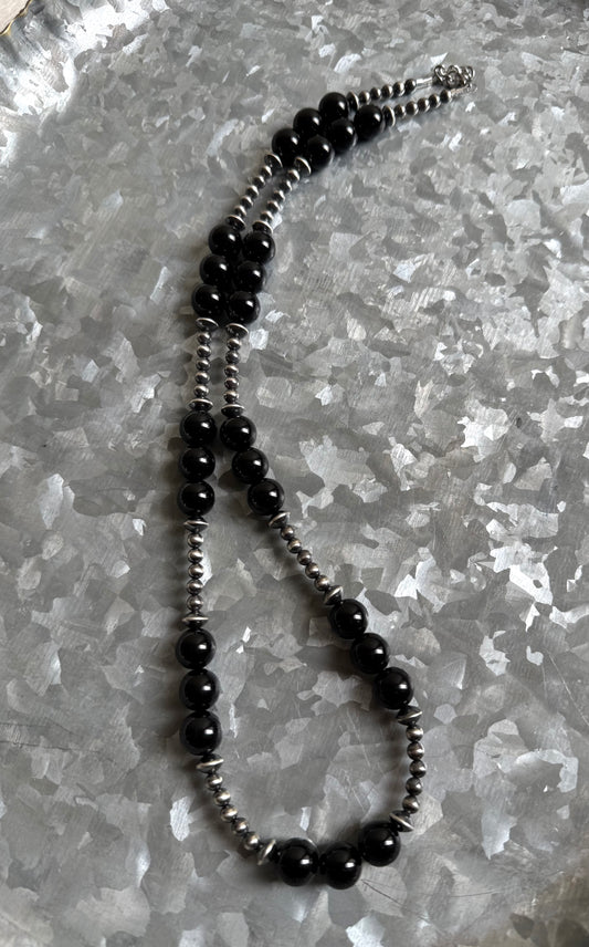 Black Onyx & Pearls