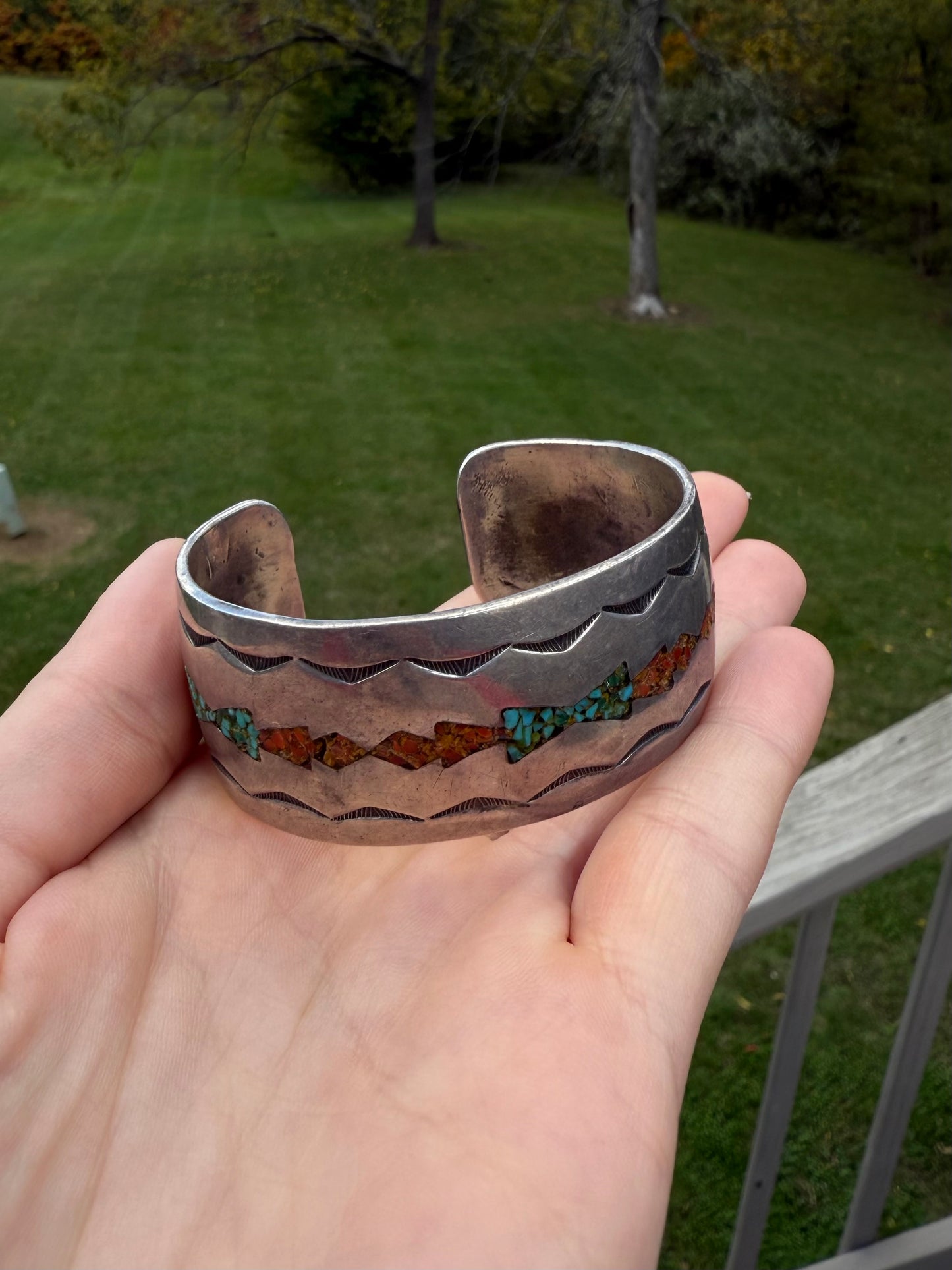 Vintage Inlay Cuff