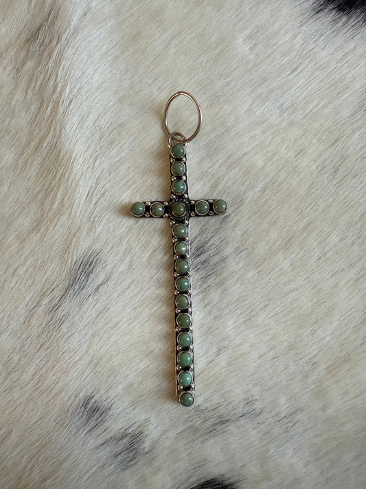 Royston Turquoise Cross Pendant