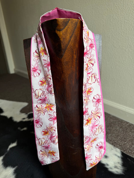 Pink Floral Twilly