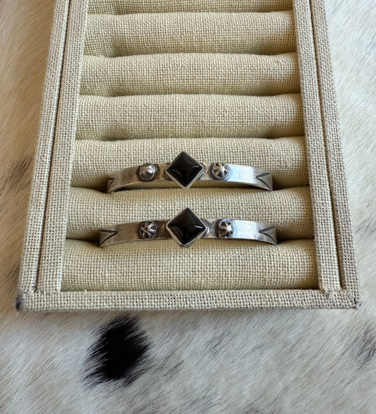 Black Onyx Stacker Cuff