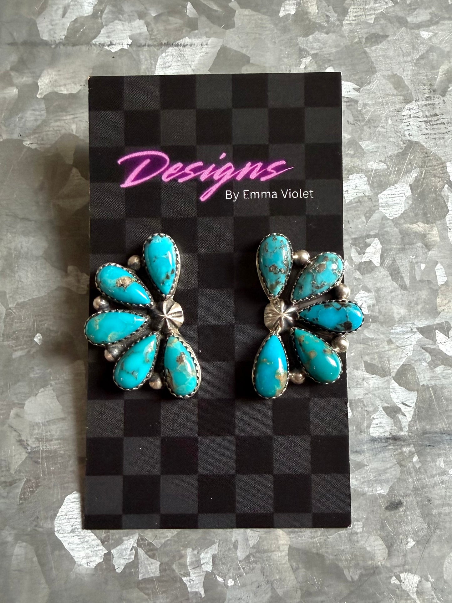 Kingman Half Cluster Studs