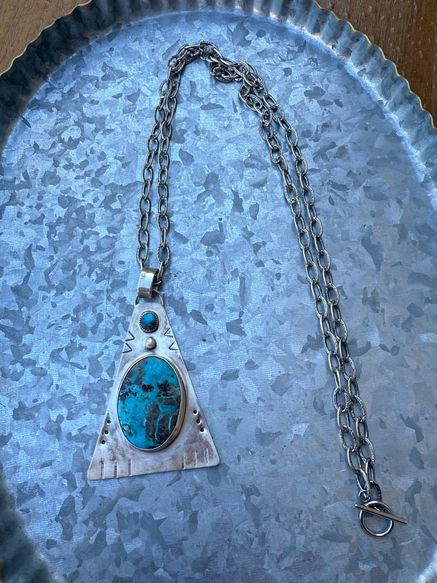 Kingman Triangle Pendant