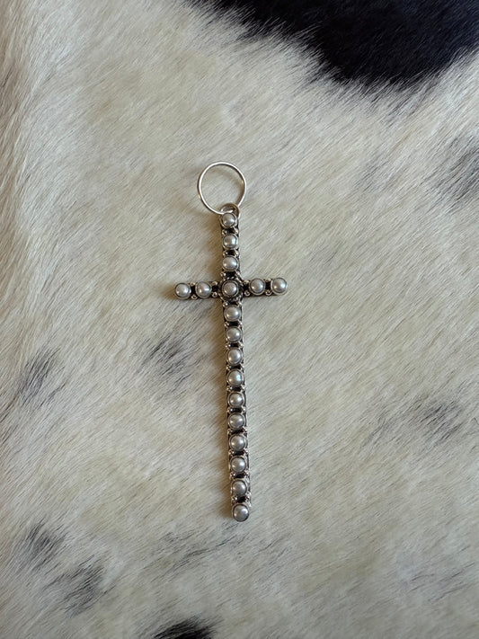 Mother of Pearl Cross Pendant
