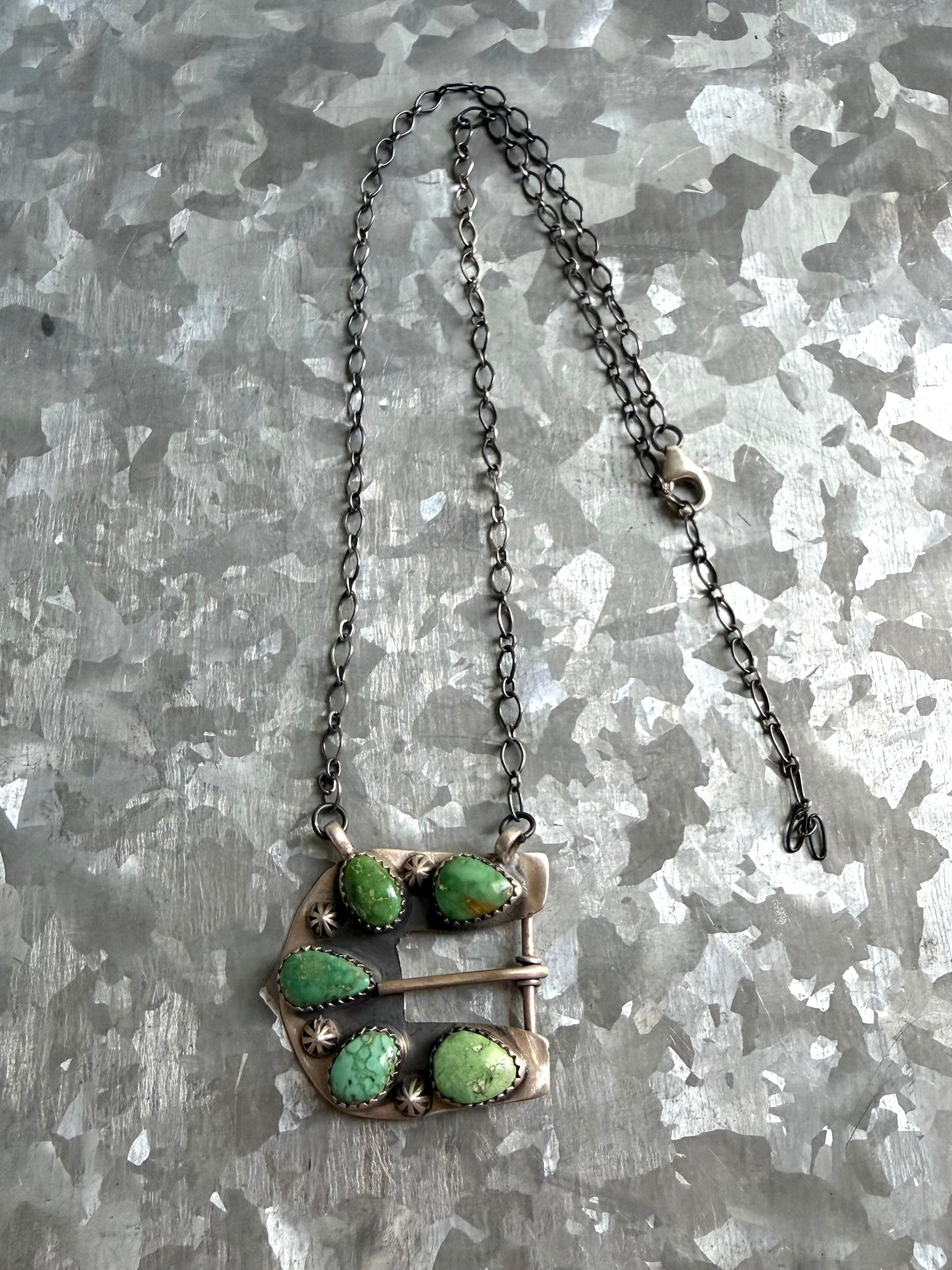 Sonoran Gold Buckle Necklace