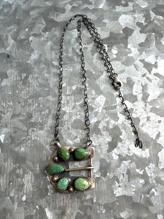 Sonoran Gold Buckle Necklace