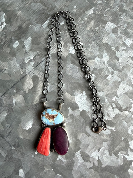 Multi Stone Necklace