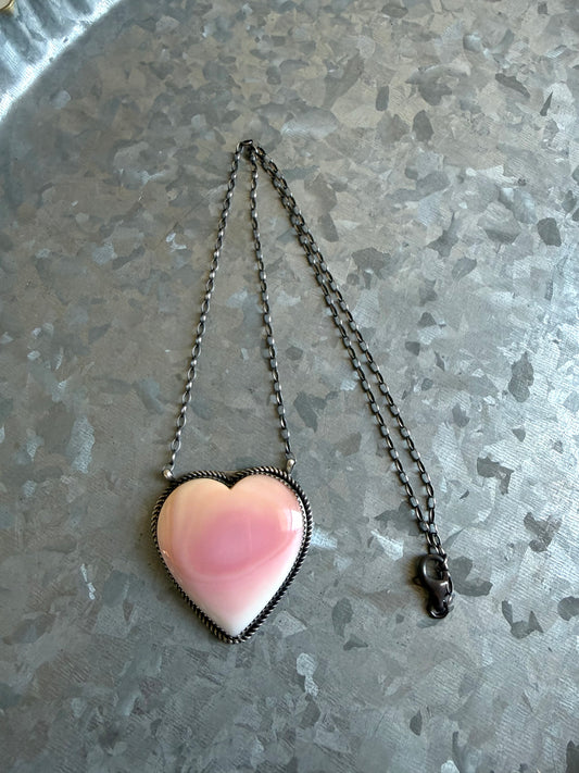 Pink Conch Heart