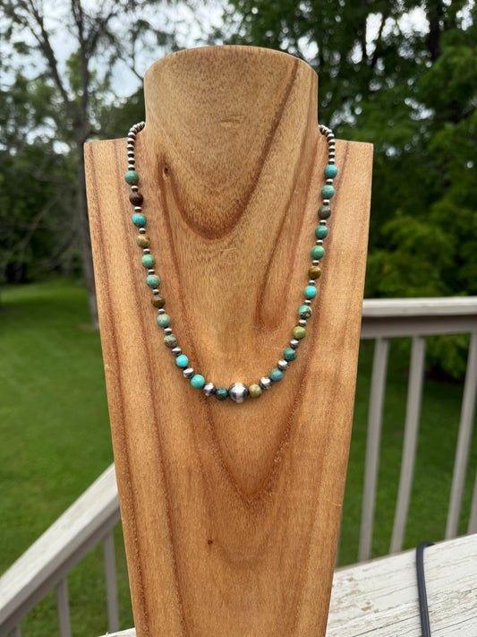 Royston Turquoise & Pearls