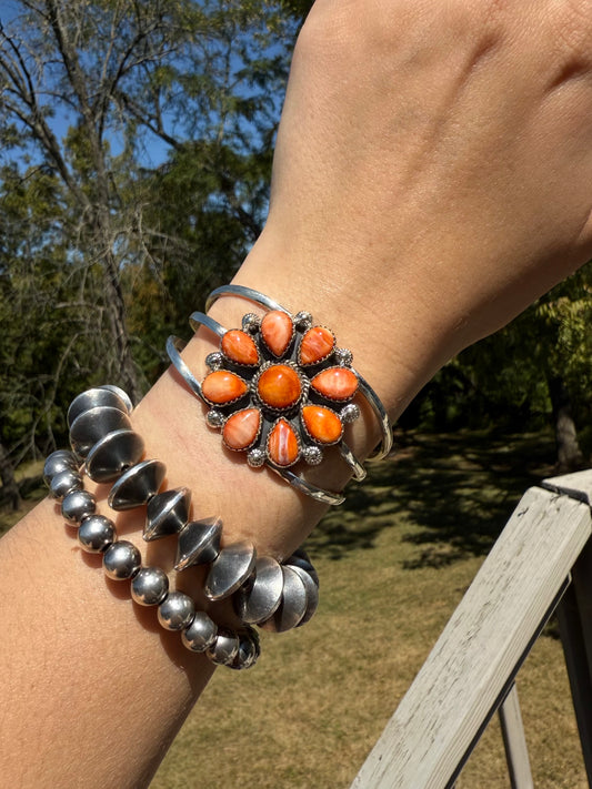 Orange Spiny Cuff