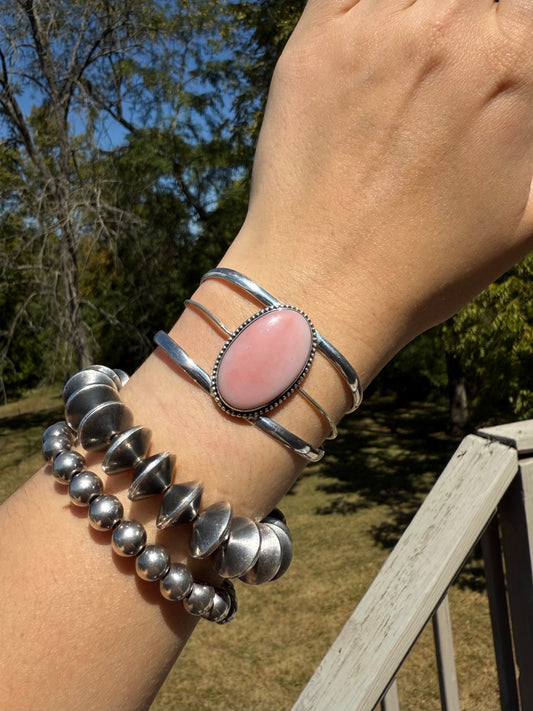 Pink Conch Cuff